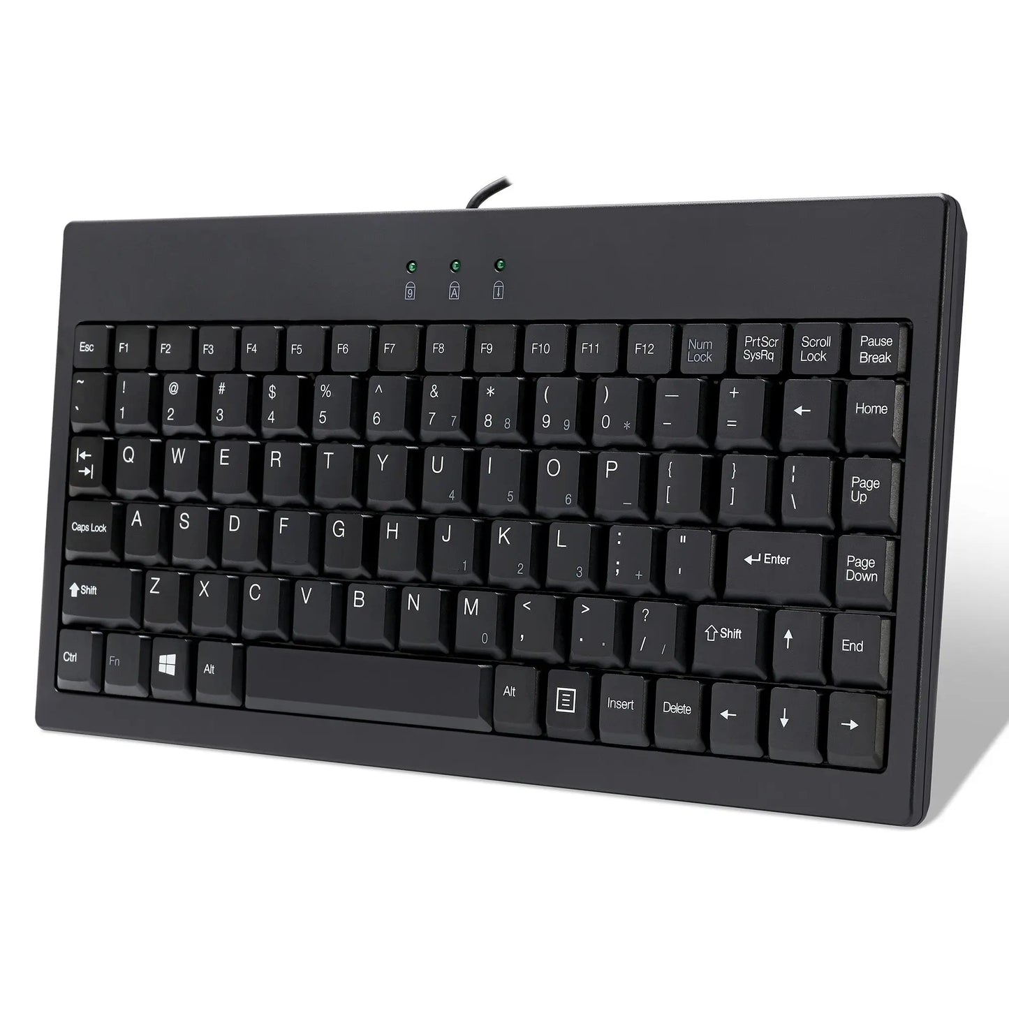 Adesso AKB-110B - Mini toetsenbord - Bedraad USB - Zwart Adesso