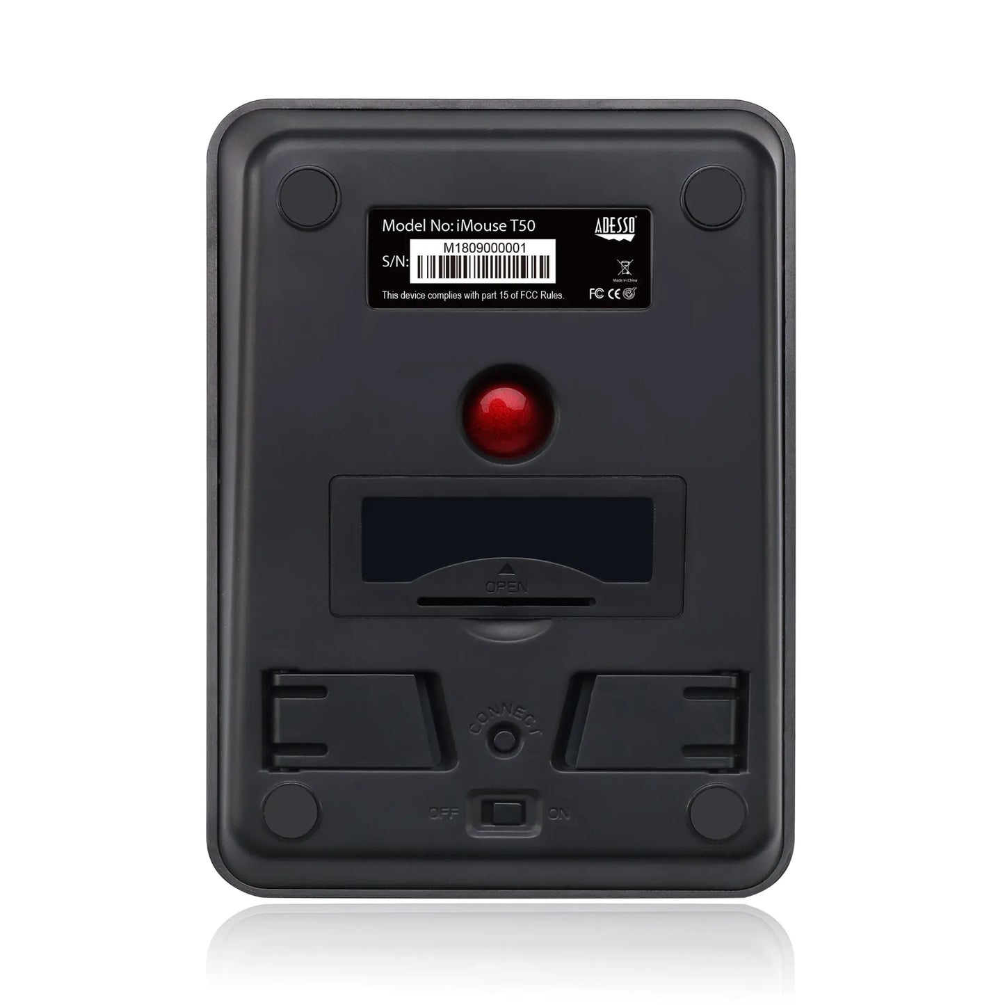 Draadloos Programmeerbare Ergonomische Trackball Muis Adesso