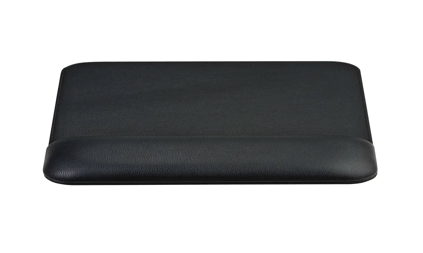 Bureaumat - Extra Grote Muismat met polsondersteuning van echt leer - 495 x 270 x 25 mm (LxBxH) Coolgods