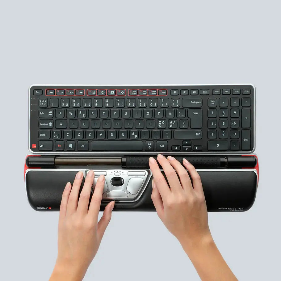 Contour RollerMouse RED – ergonomische muis met trackpad – bedraad Contour