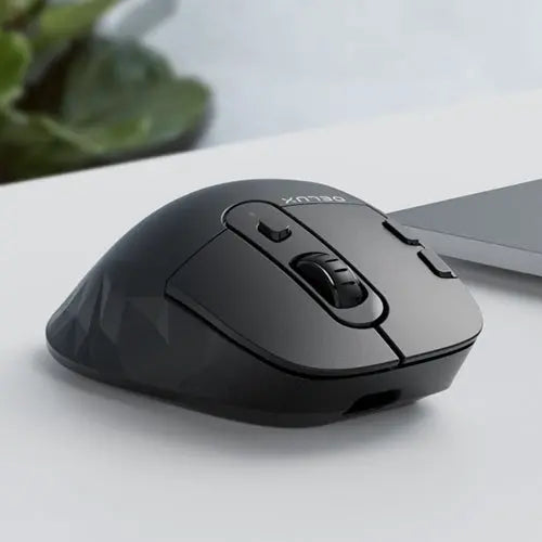 Delux M912 bluetooth ergonomische muis – draadloos ergonomische muis – Semi Verticale muis Delux