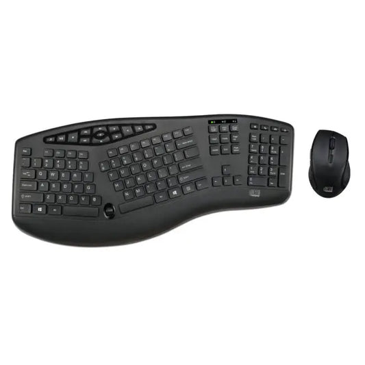 Adesso WKB-1600CB TruForm - Draadloos Ergonomisch Toetsenbord en Optische Muis Adesso