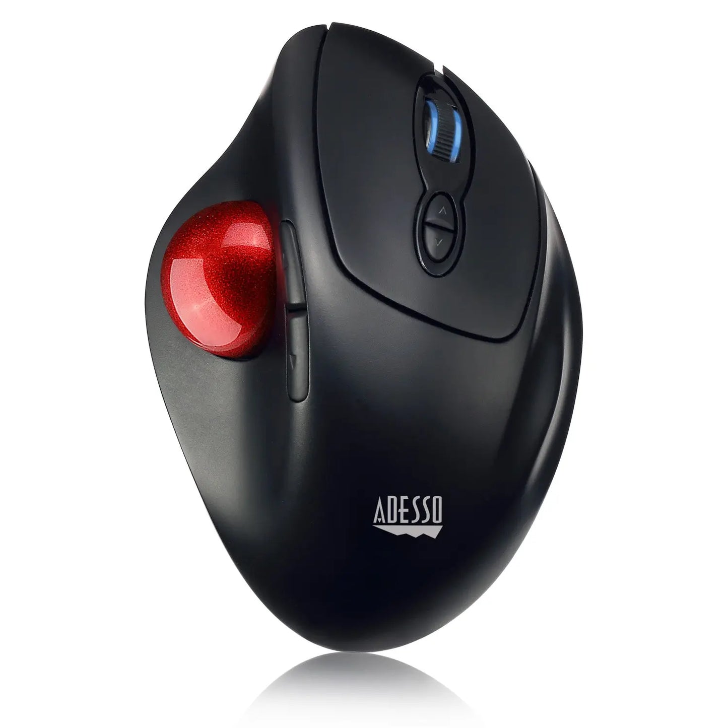 Draadloze programmeerbare ergonomische trackball muis Adesso