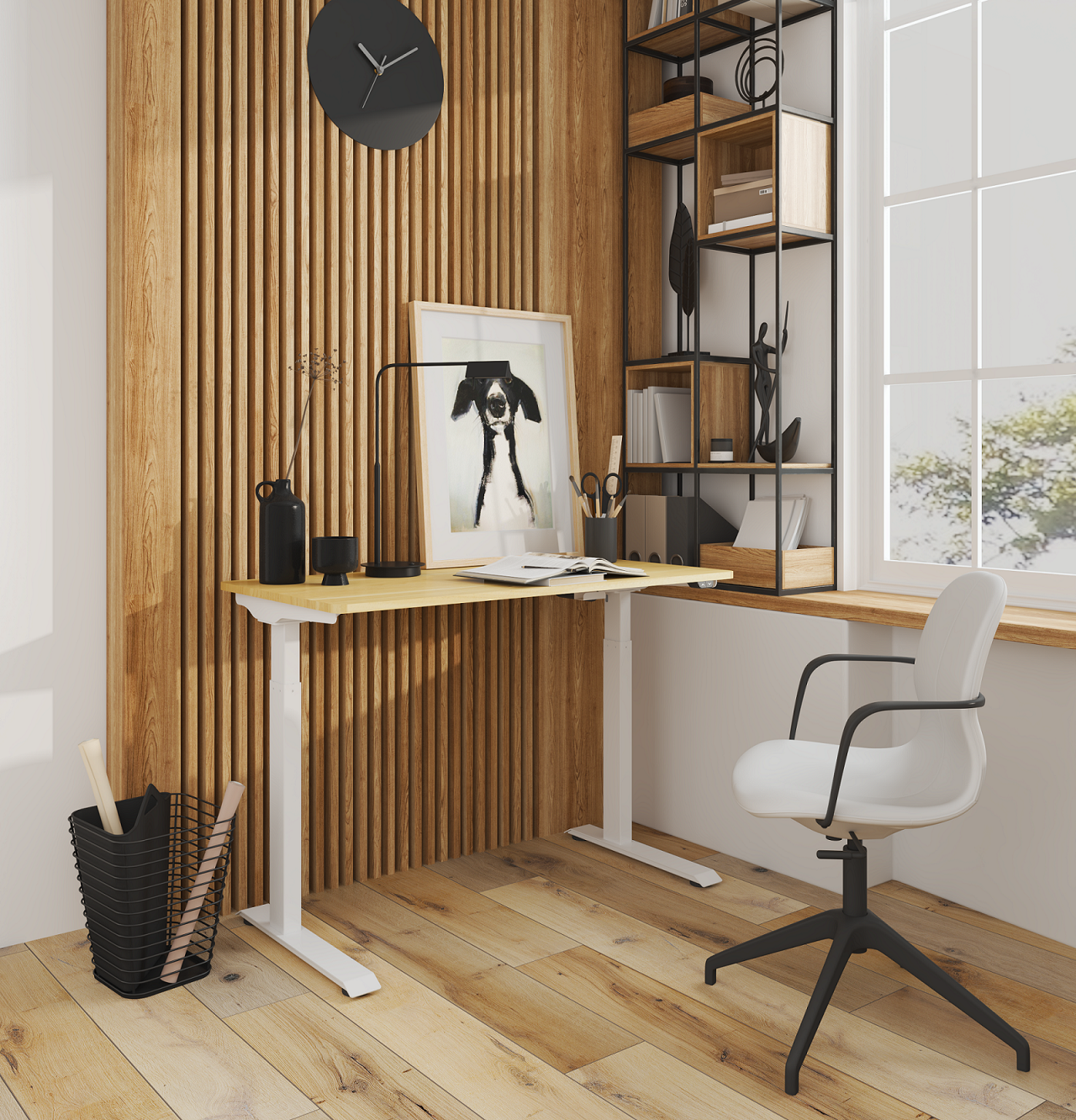 Zit-sta bureau - ergonomisch bureau in hoogte elektrisch verstelbaar