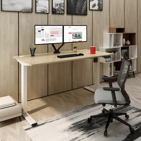 Zit-sta bureau - ergonomisch bureau in hoogte elektrisch verstelbaar