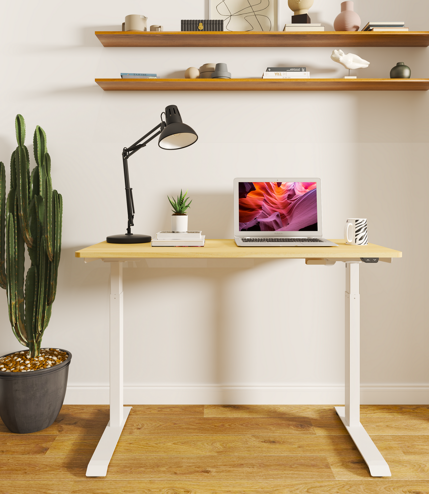 Zit-sta bureau - ergonomisch bureau in hoogte elektrisch verstelbaar