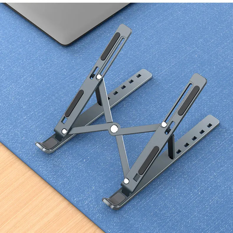 Ergonomische Laptop houder - Zwart - Laptop Standaard - Verstelbaar Coolgods