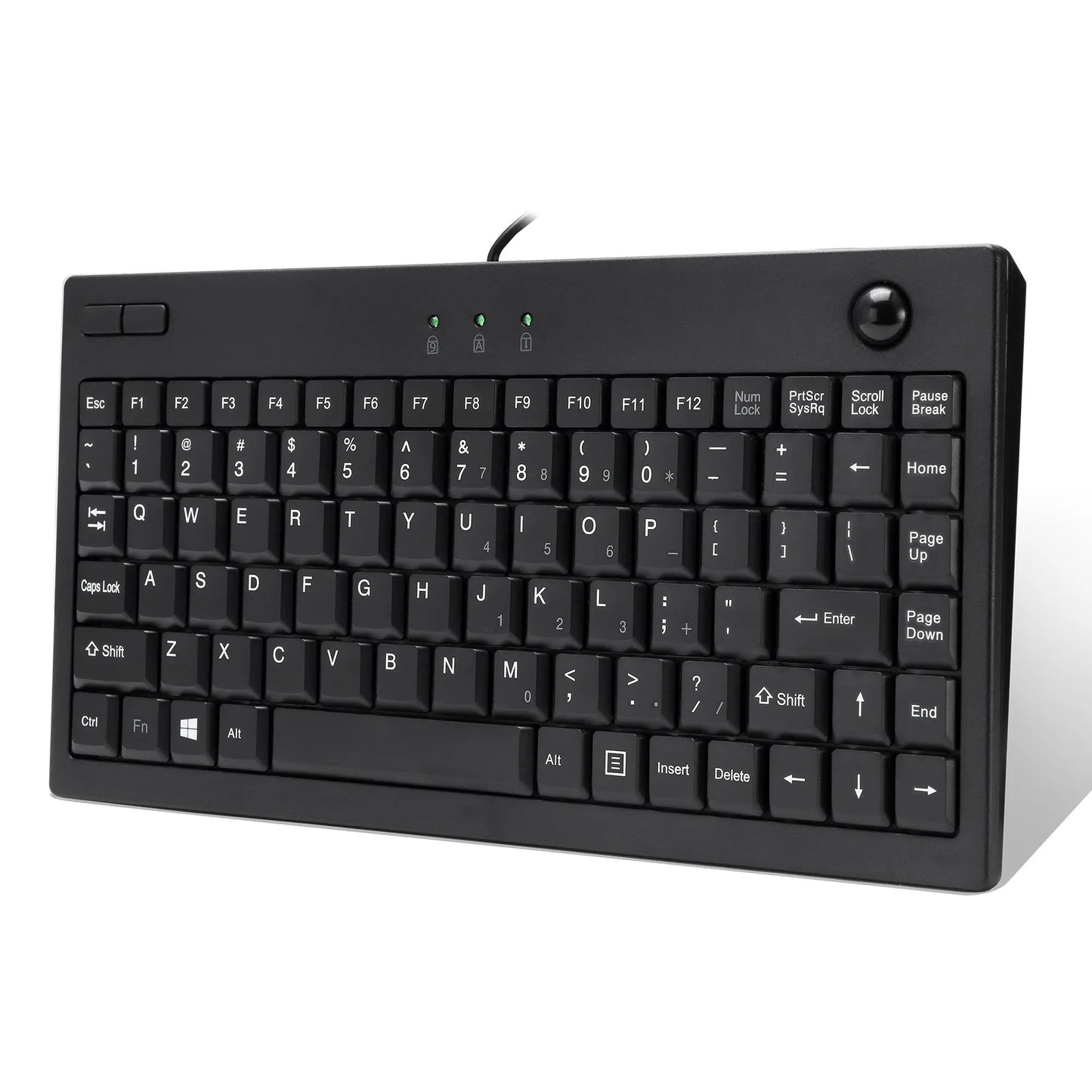 Adesso AKB-310UB Mini Toetsenbord met trackbal – Compact – Bedraad Adesso