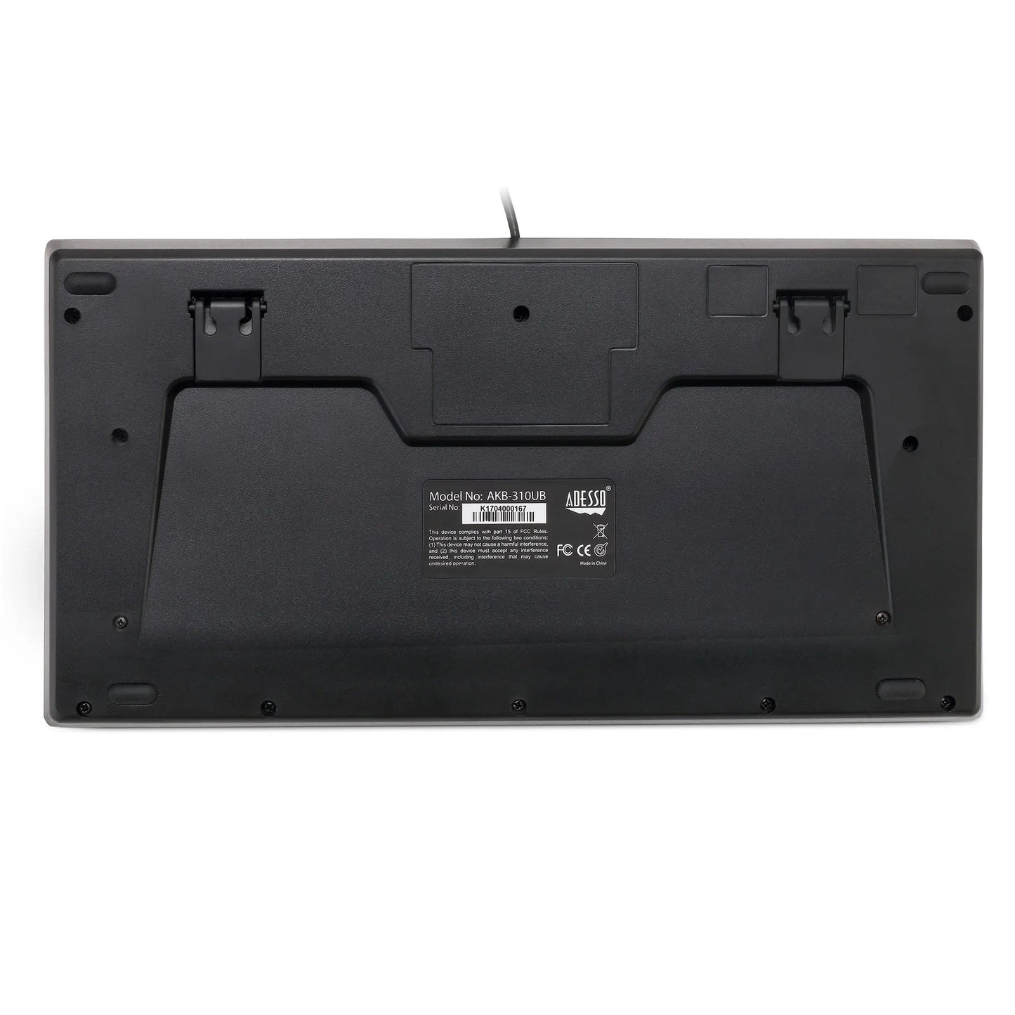 Adesso AKB-310UB Mini Toetsenbord met trackbal – Compact – Bedraad Adesso