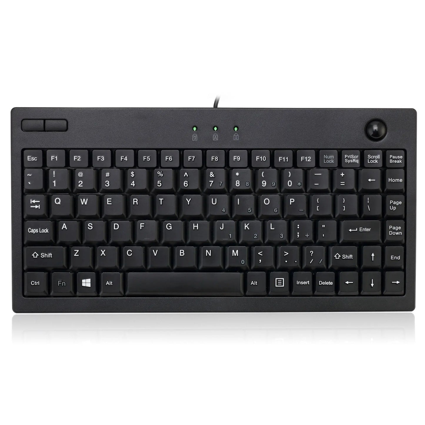 Adesso AKB-310UB Mini Toetsenbord met trackbal – Compact – Bedraad Adesso