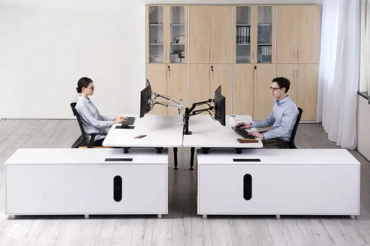 Monitor arm voor 2 schermen - Spire Dual Monitor Beugel - Monitor standaard Spire