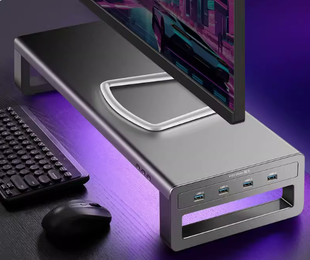 Monitorstandaard met USB Hub voor Laptop of beeldscherm