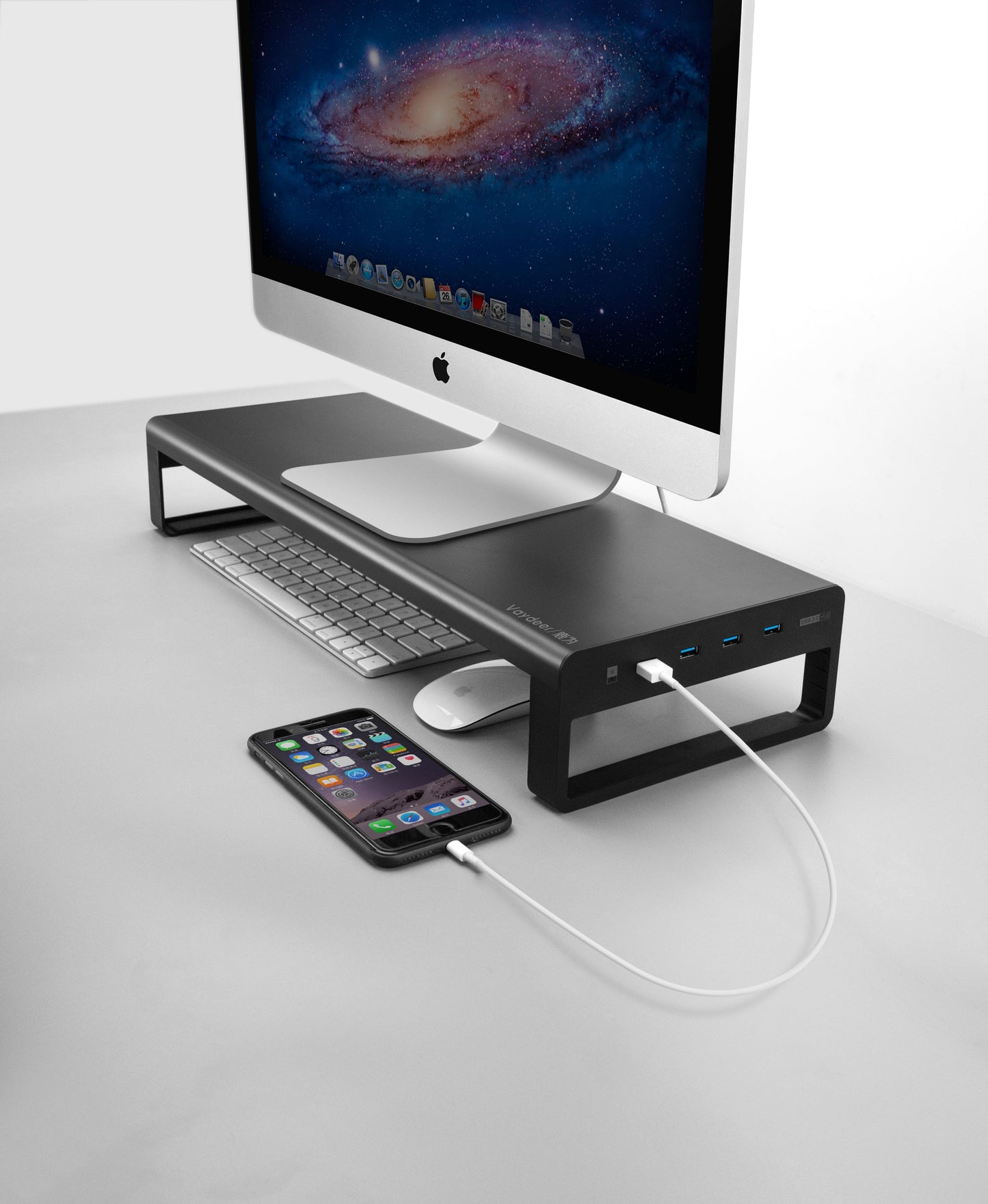 Monitorstandaard met USB Hub voor Laptop of beeldscherm