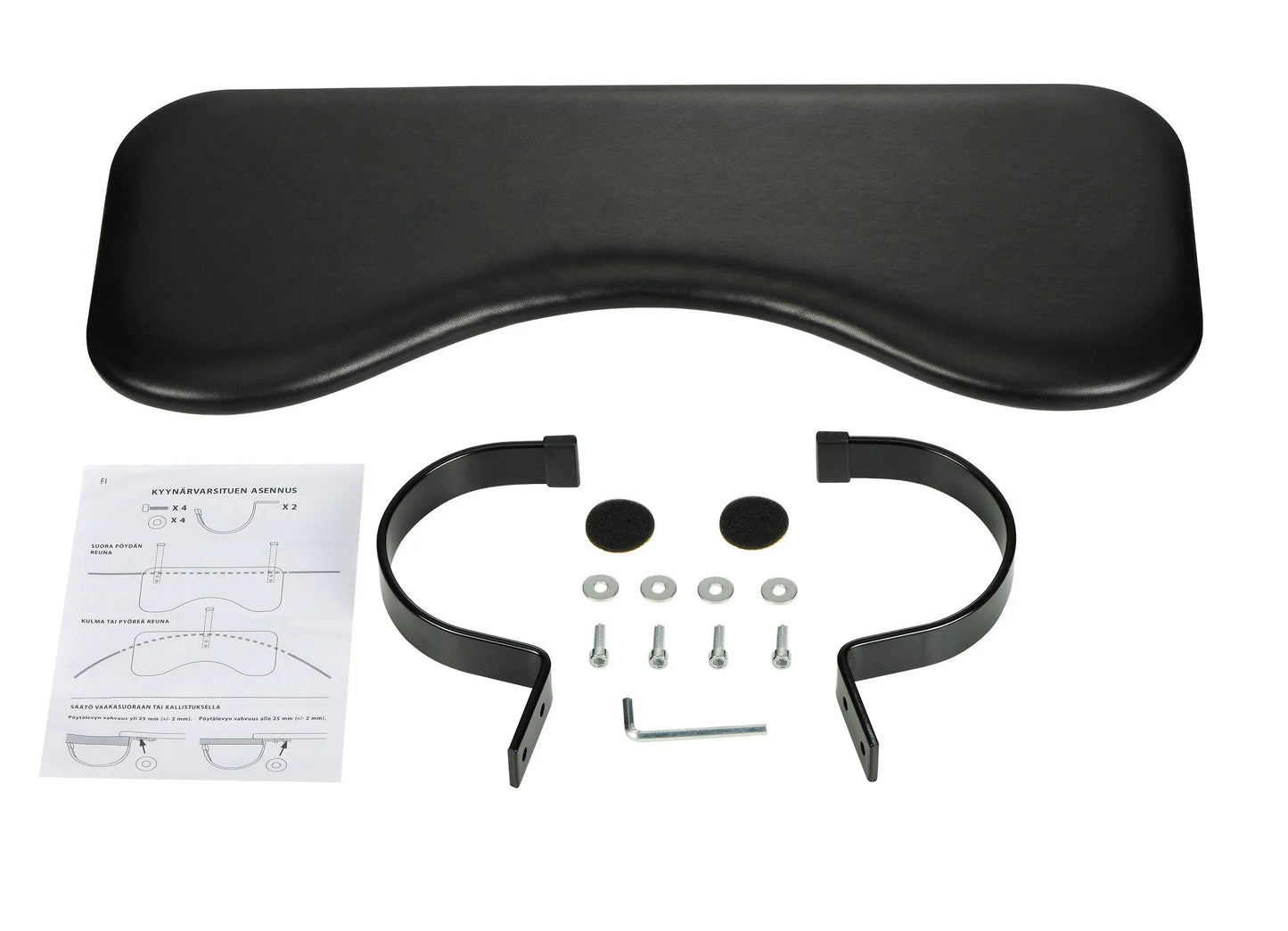 Grote ergonomische armsteun voor bureau - 58 x 24 x2.5cm (LxBxH) Coolgods