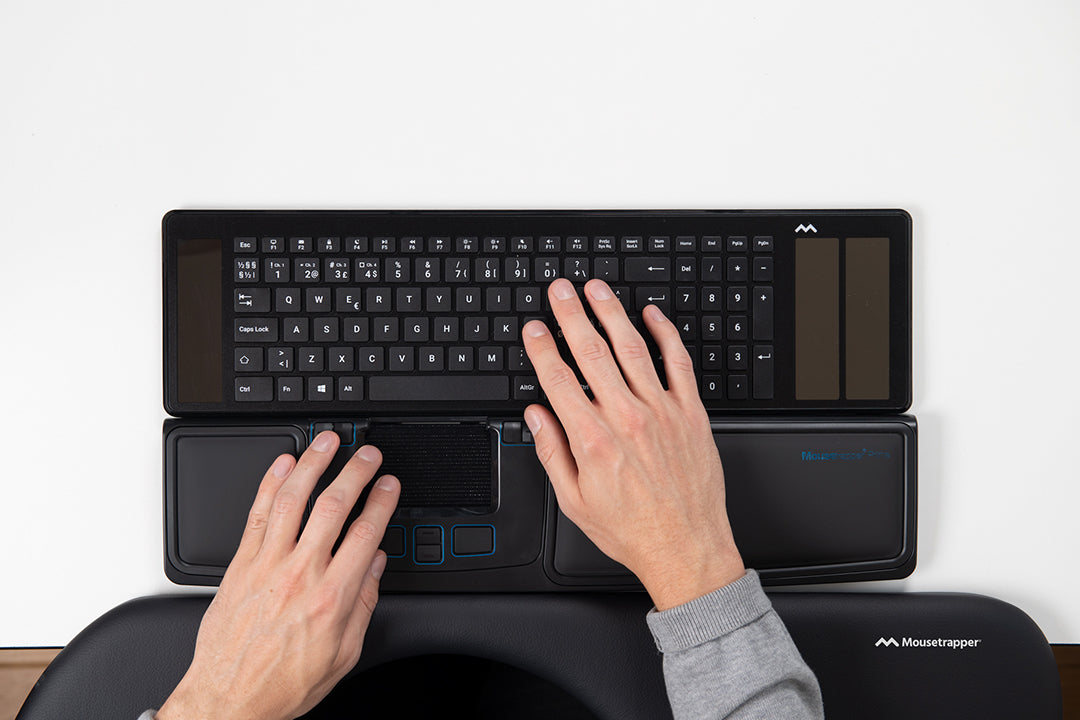 Mousetrapper Type – Ergonomisch toetsenbord met zonnecellen