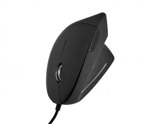 Ergonomische verticale muis - Spire Archer ICE - bedraad USB - Zwart Spire