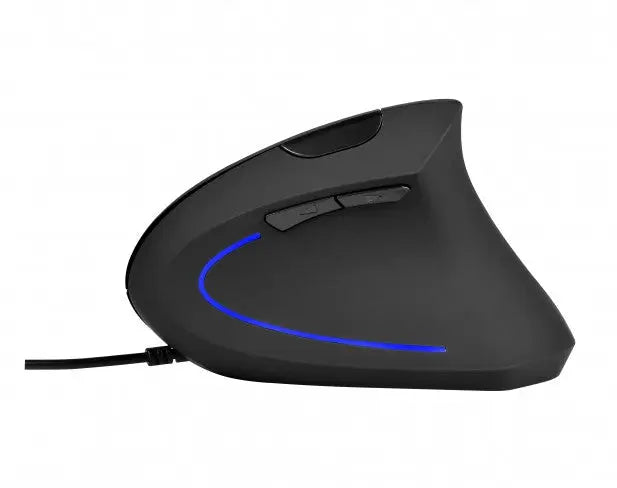 Ergonomische verticale muis - Spire Archer ICE - bedraad USB - Zwart Spire