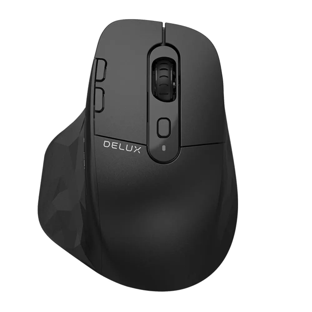 Delux M912 bluetooth ergonomische muis – draadloos ergonomische muis – Semi Verticale muis Delux