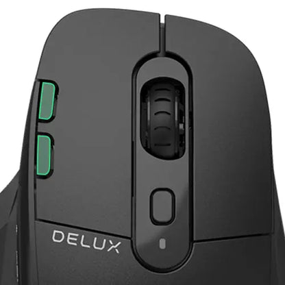Delux M912 bluetooth ergonomische muis – draadloos ergonomische muis – Semi Verticale muis