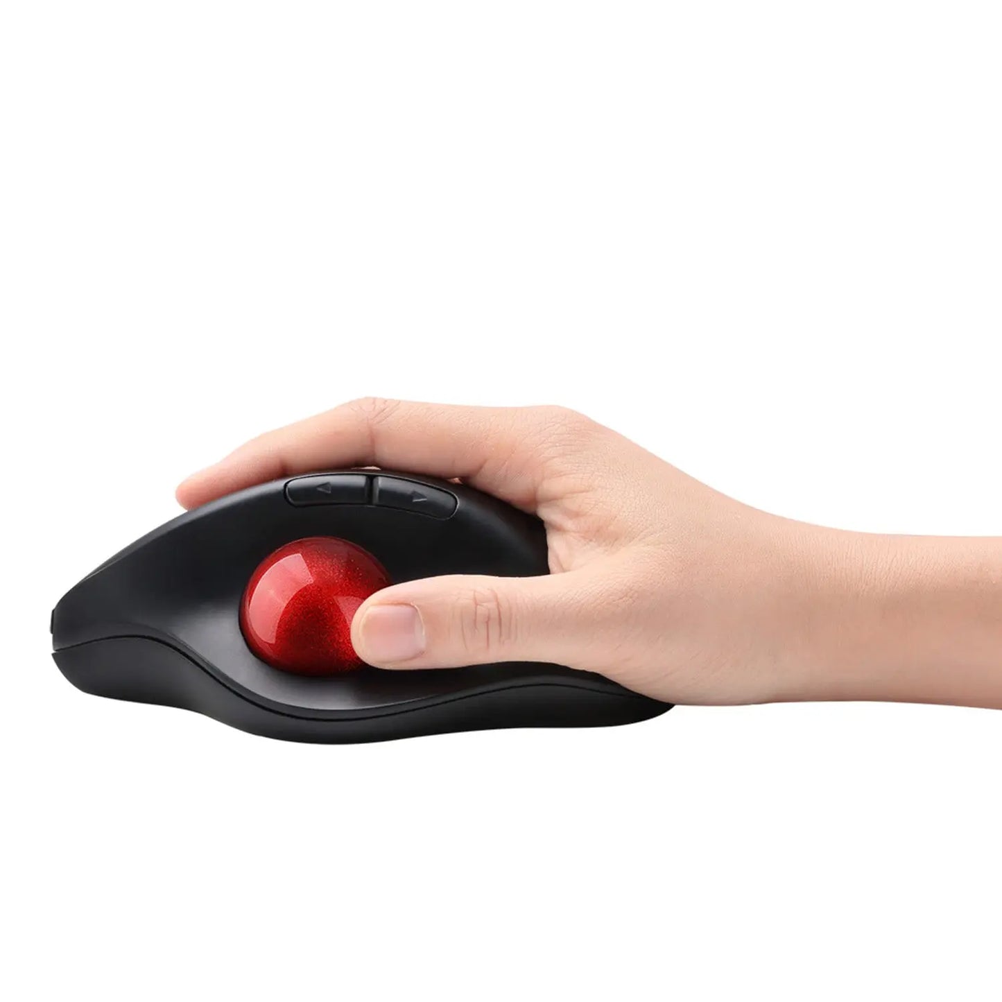 Draadloze programmeerbare ergonomische trackball muis