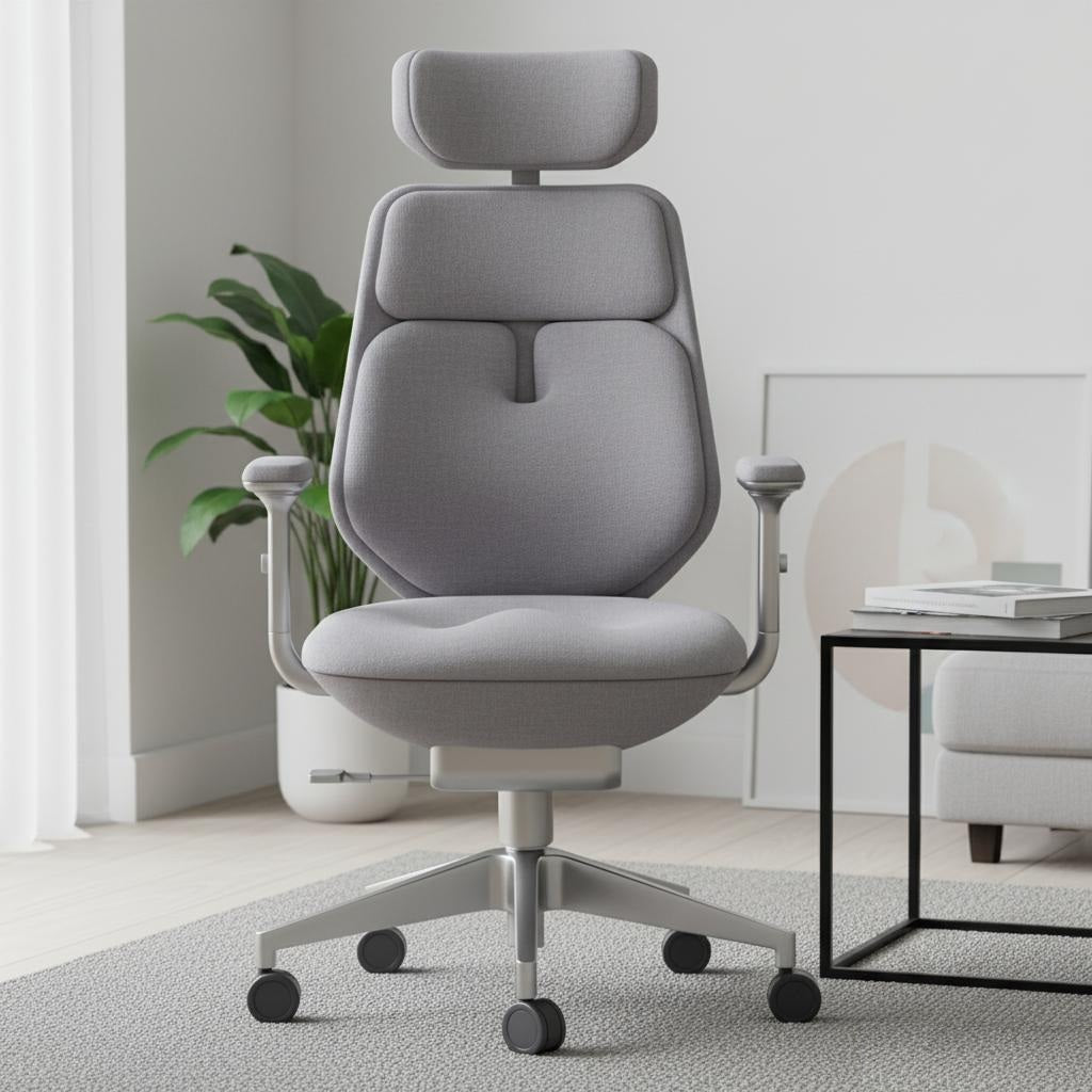 Ergonomische Bureaustoel - Dubbele airbag en verwarmde lendensteun