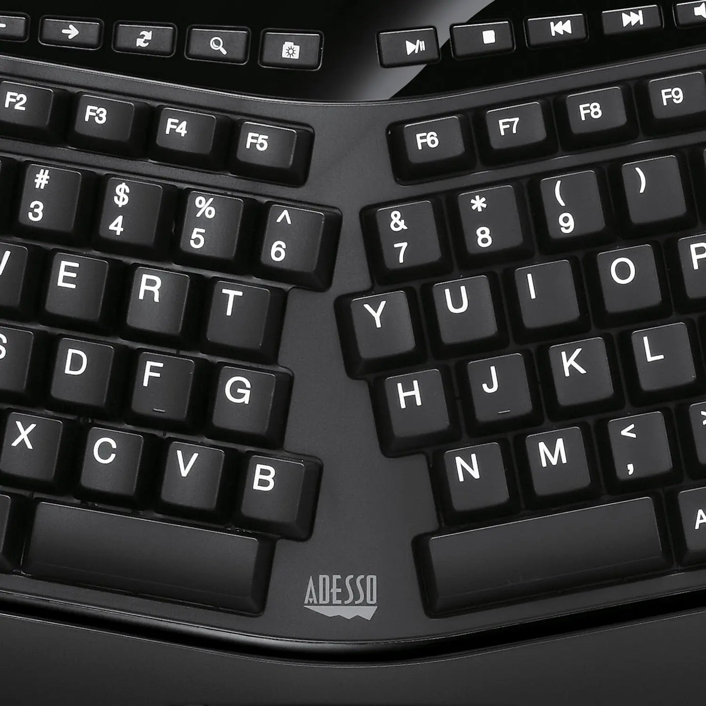 Adesso AKB-450UB Ergonomisch toetsenbord met touchpad muispad Adesso