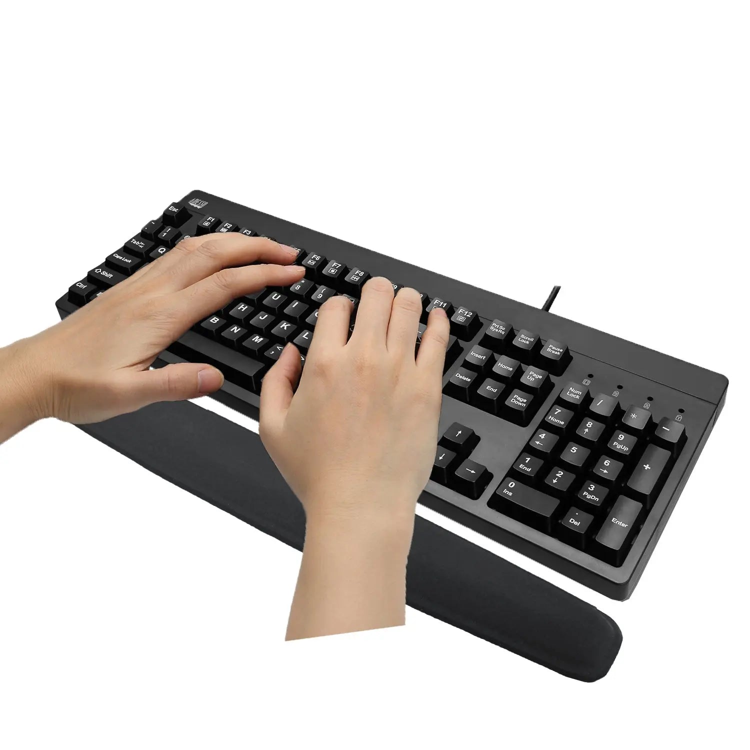 Repose-poignet ergonomique pour clavier en mousse à mémoire de forme