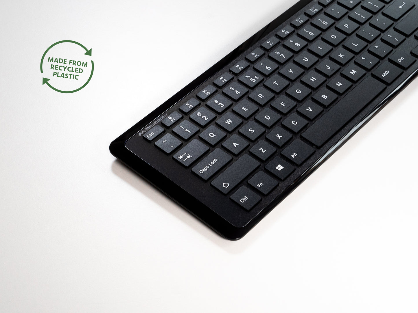 Mousetrapper Type Mini draadloos toetsenbord – compact, stijlvol en ergonomisch