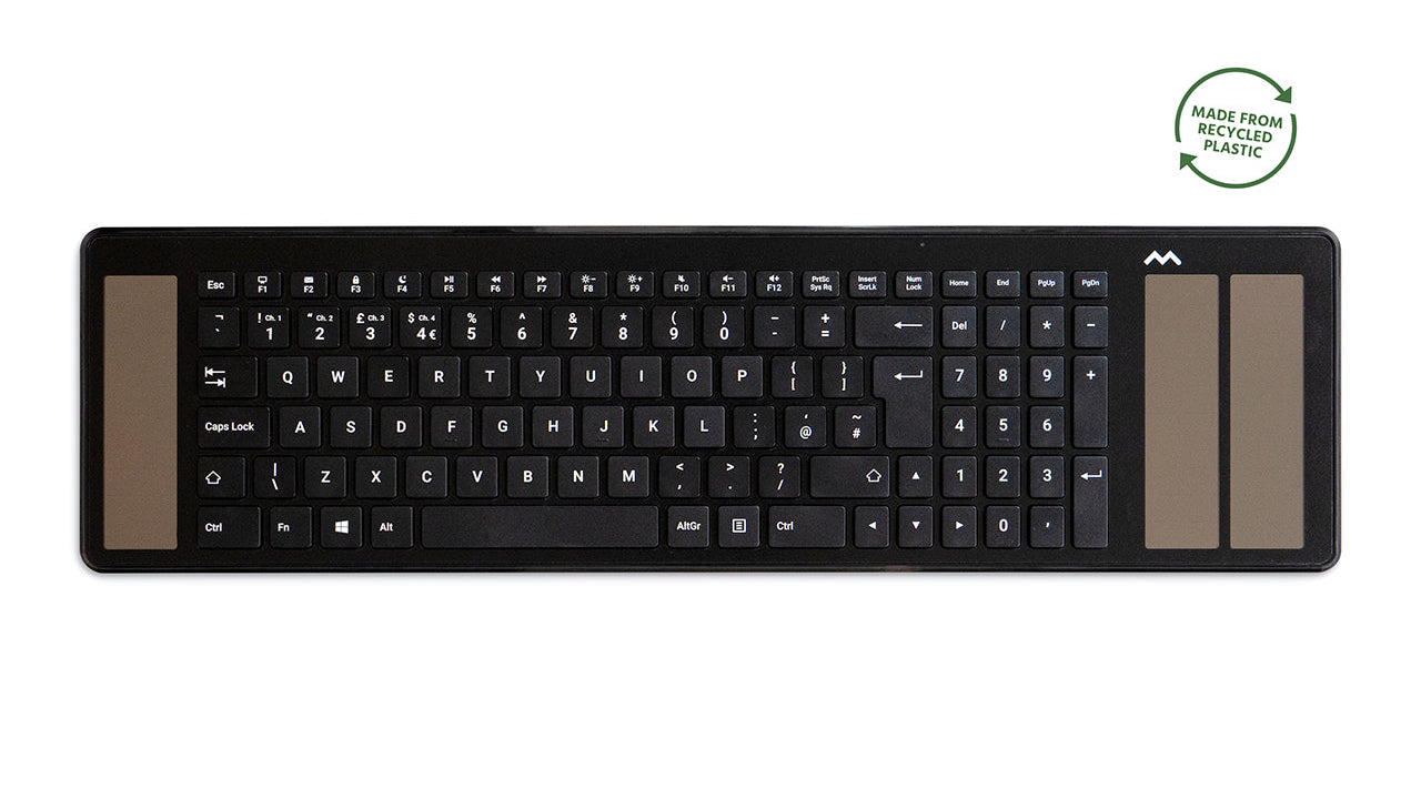 Mousetrapper Type – Ergonomisch toetsenbord met zonnecellen