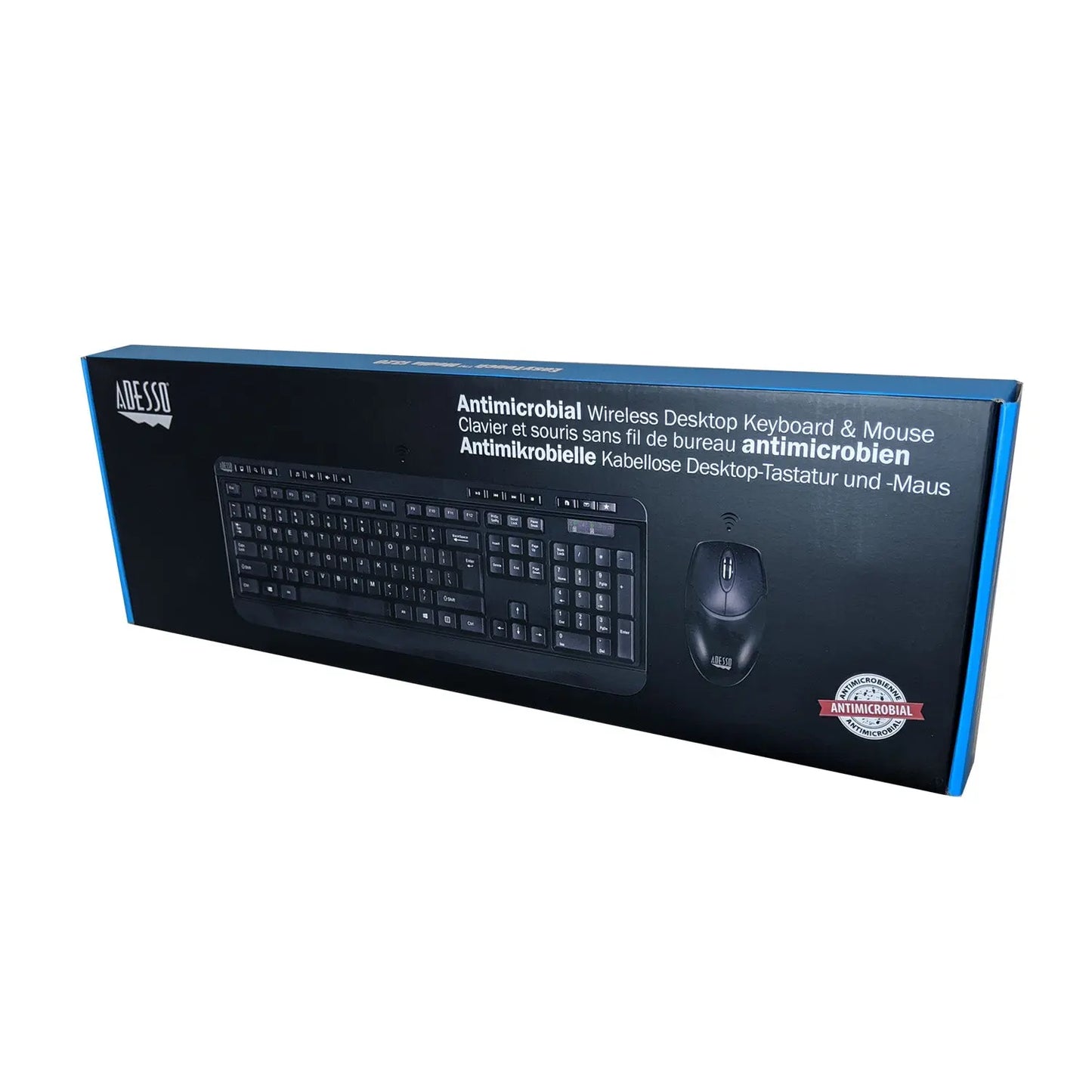 Ergonomisch toetsenbord - Antibacterieel toetsenbord en muis – Draadloos