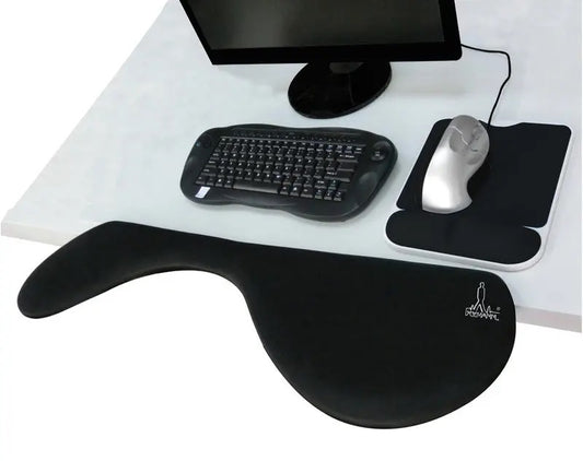 Ergonomischer Schreibtisch mit Armlehnen – Xymann Arc Schreibtisch mit Handgelenkstütze