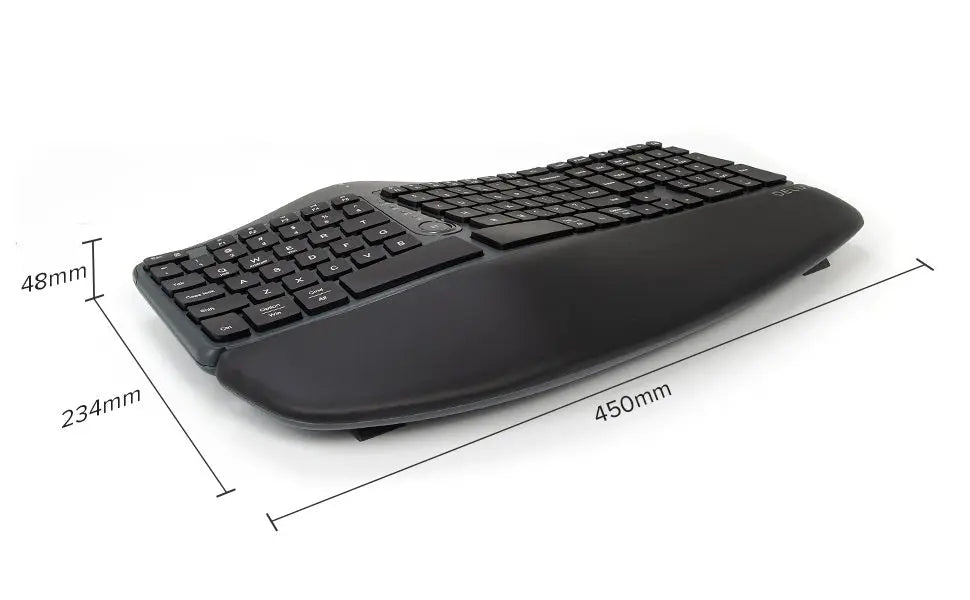 FELLOWES Support clavier ergo mouss aluminium coloris Noir 9178201